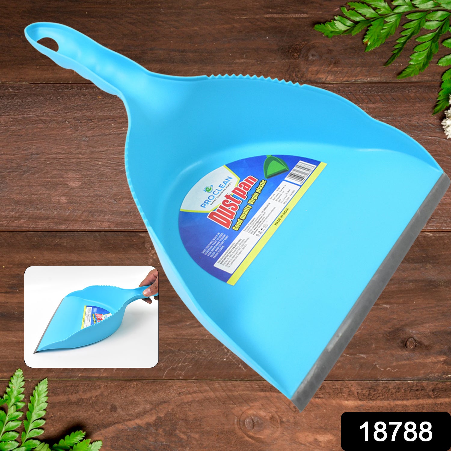Heavy Plastic Dustpan With Handle (1 Pc) Heavy Plastic Dustpan With Handle (1 Pc)